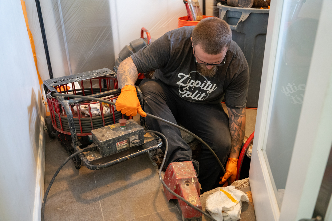 Zippity Split Plumbing, Drain Cleaning, and Sewer Repair project